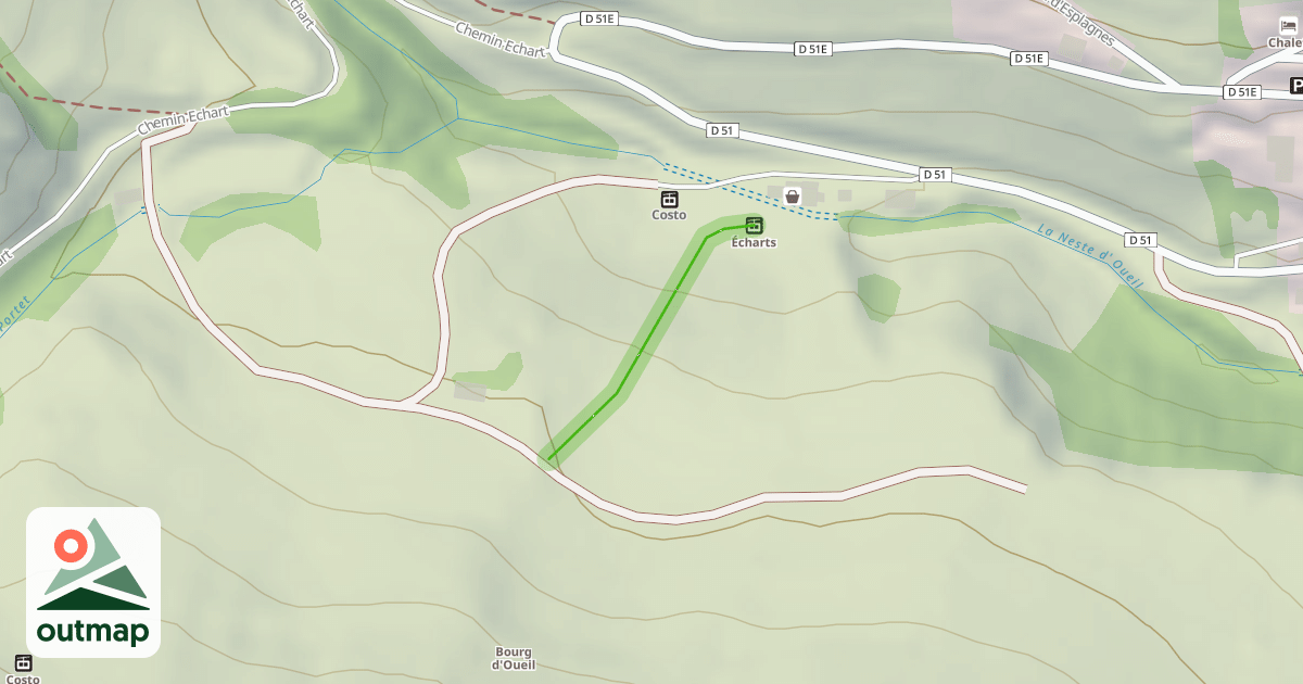 Map of Campanule
