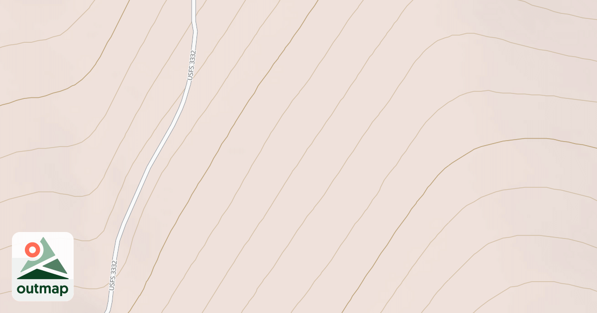 Map of 3332 E
