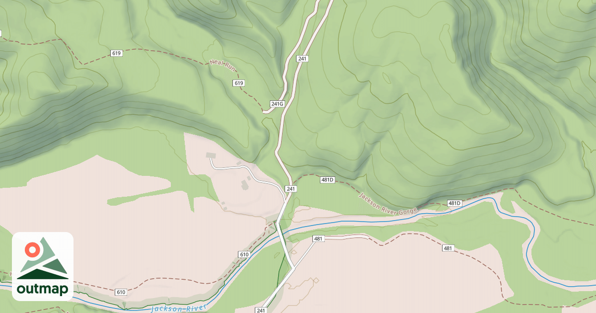 Map of HIDDEN VALLEY ROAD
