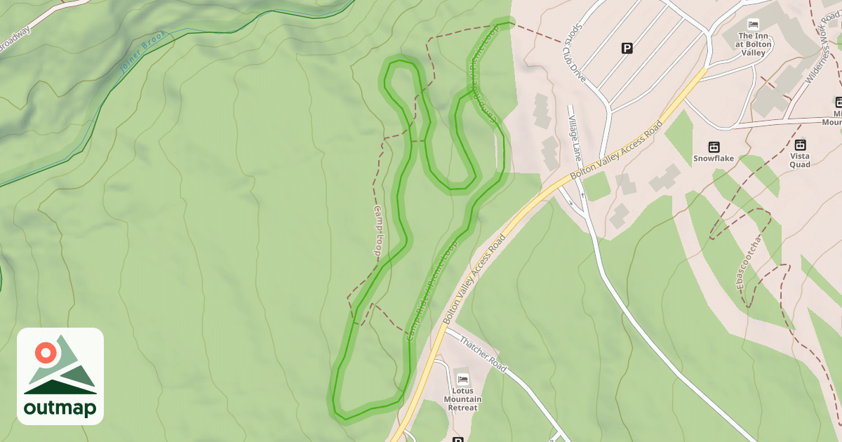 Map of Camp Ride / Picnic Loop