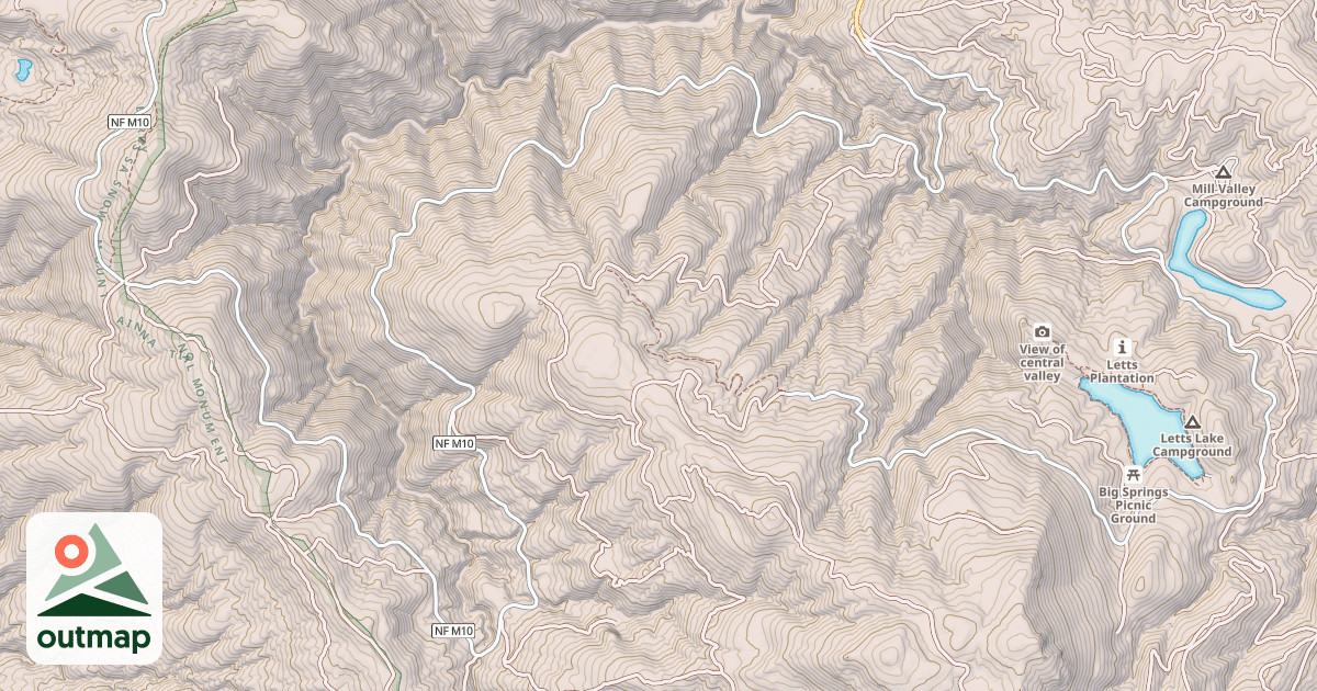 Map of FOUTS-BEAR CREEK