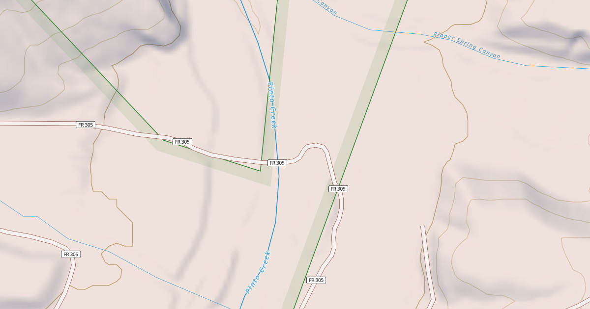 Map preview of BURRO SPRING