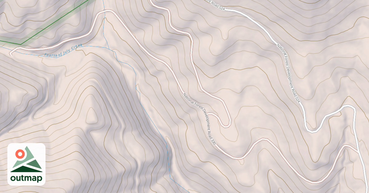 Map of BARTON GULCH