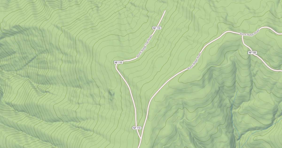 Map preview of BURNT RIDGE TOP