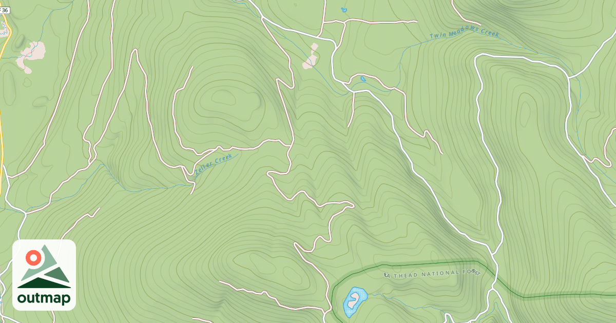 Map of BOWEN LAKE