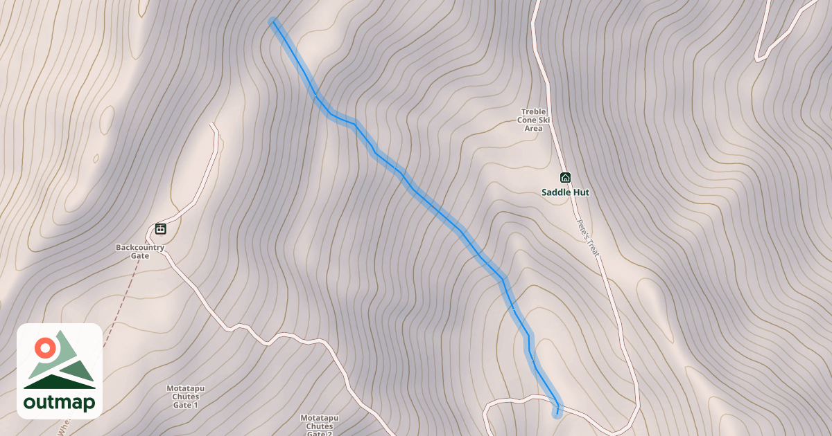 Map of Saddle Back