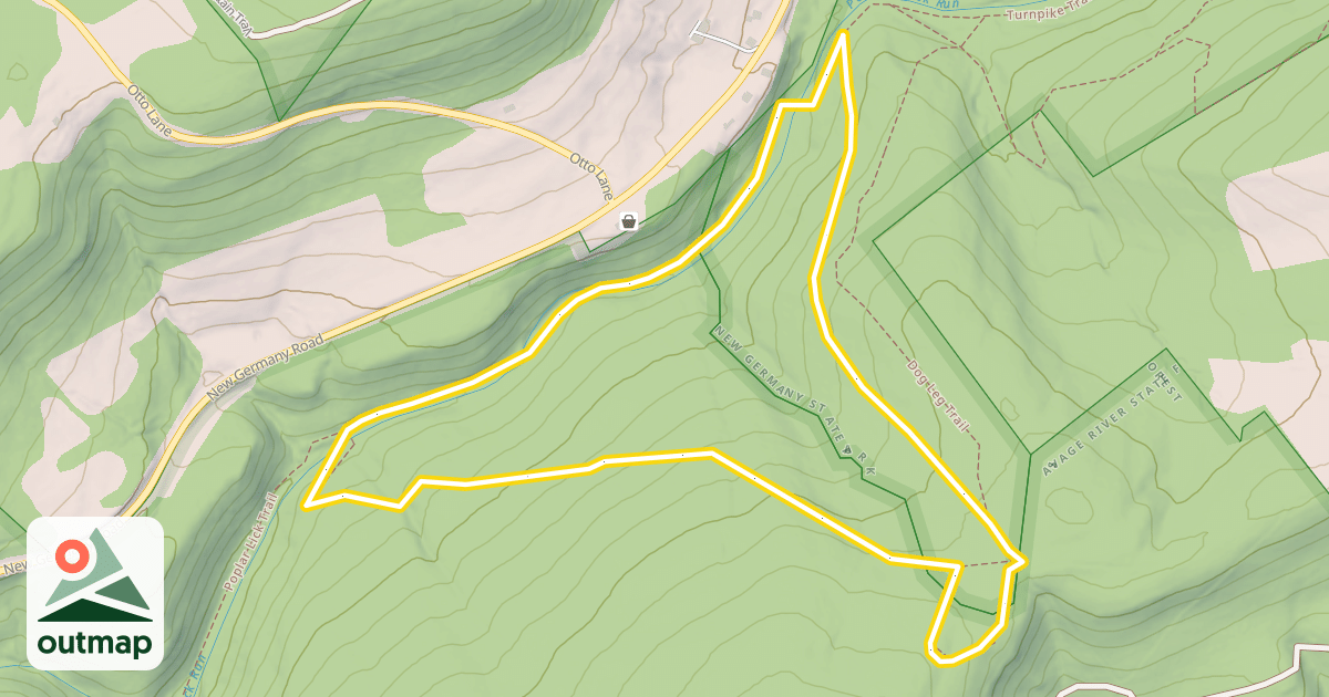 Map of Dynamite Shack Loop