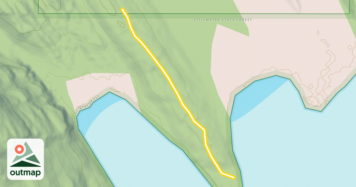 Map of Dog Lake Trail