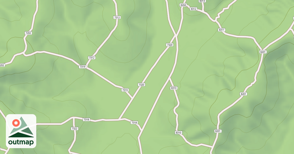 Map of USFS Motor Vehicle Use Map Trails 19979