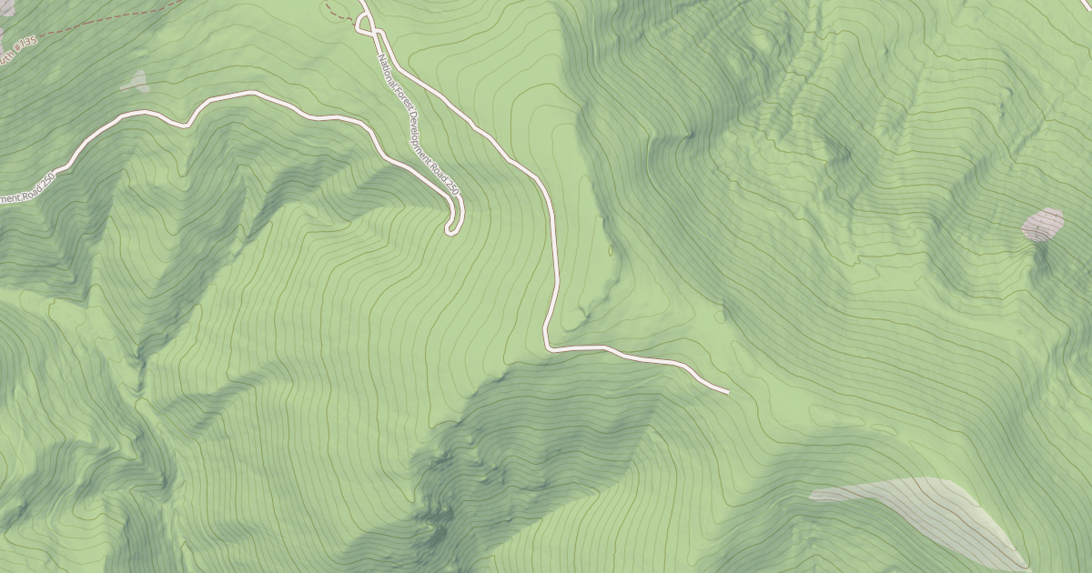 Map preview of USFS Motor Vehicle Use Map Roads {3A6D696D-B7E0-4BDC-A768-606AE64E8FD5}