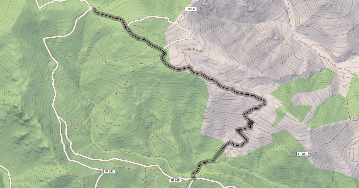 Map preview of Fireman Hill Trail