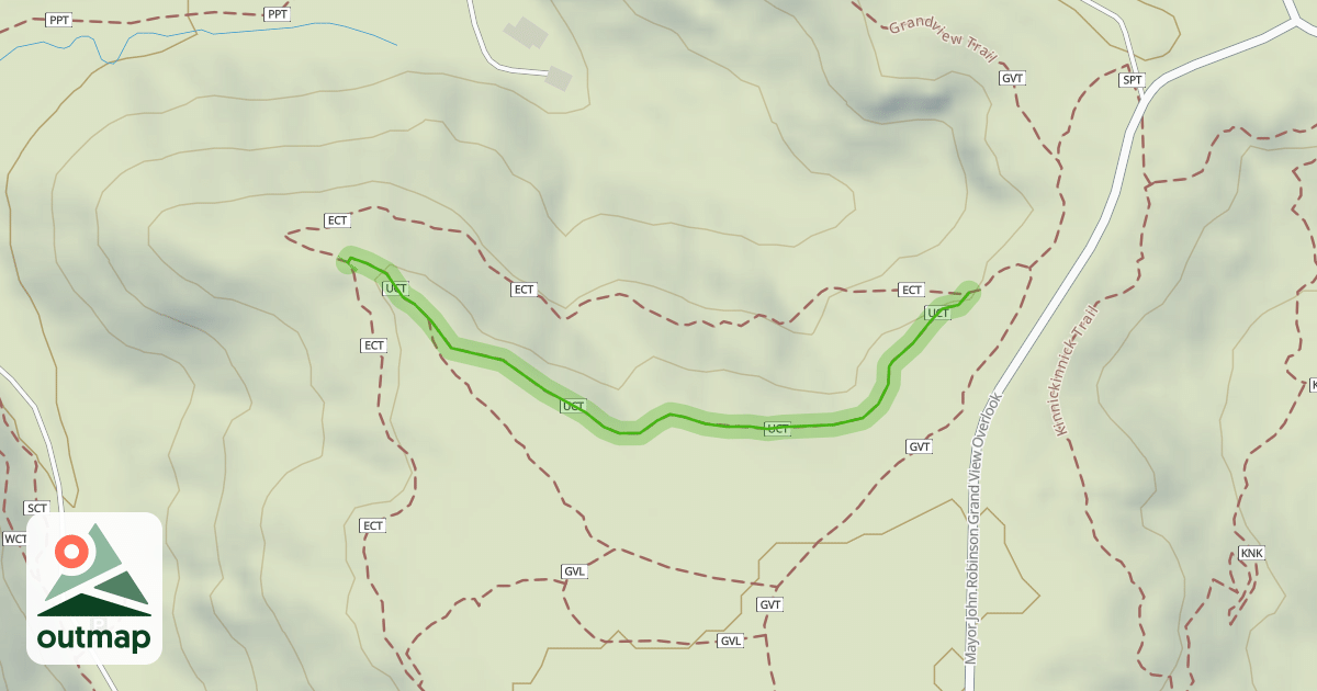 Map of Upper Cheyenne Trail