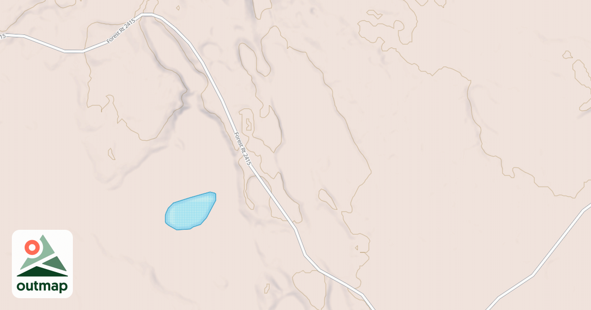 Map of ANDERSON LAKE SPUR B