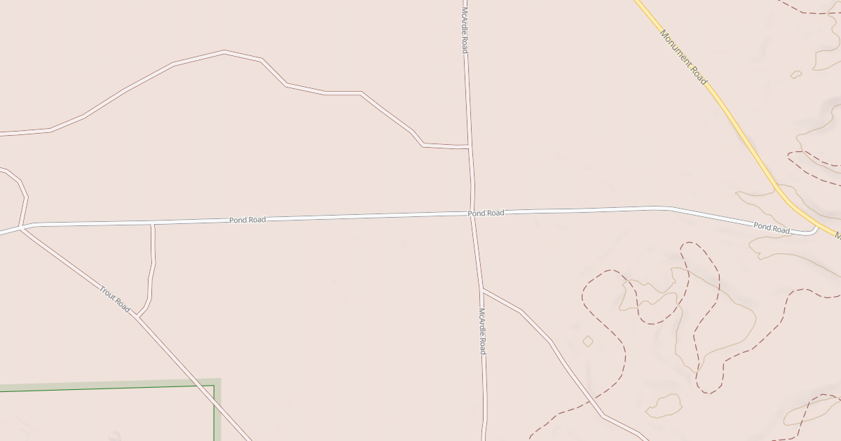 Map preview of NATIONAL TROUT POND