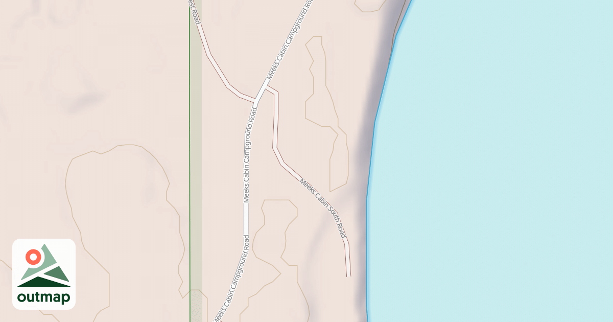 Map of MEEKS CABIN SOUTH