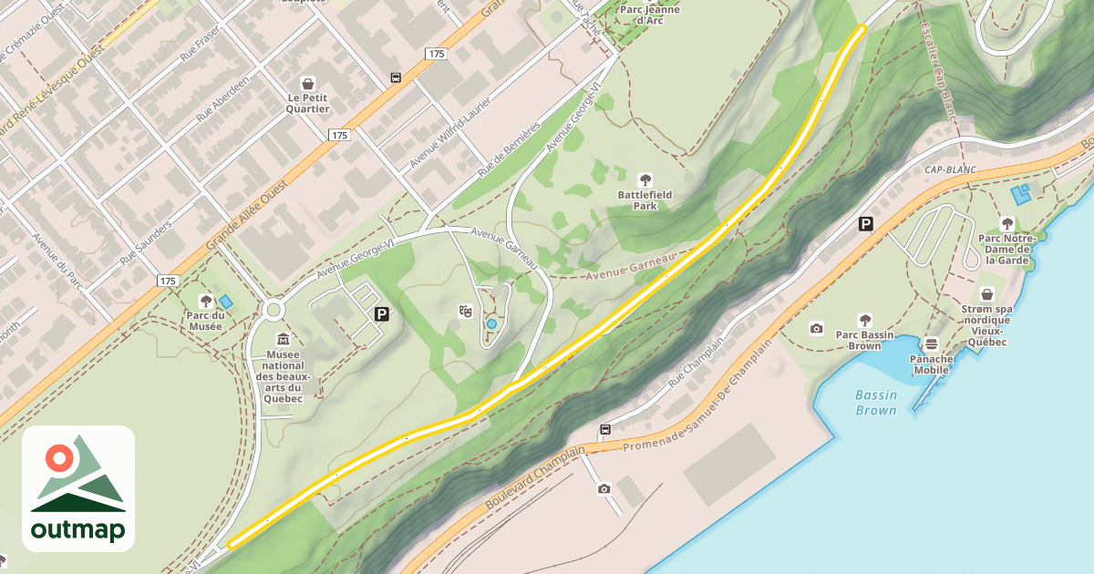 Map of Avenue Ontario