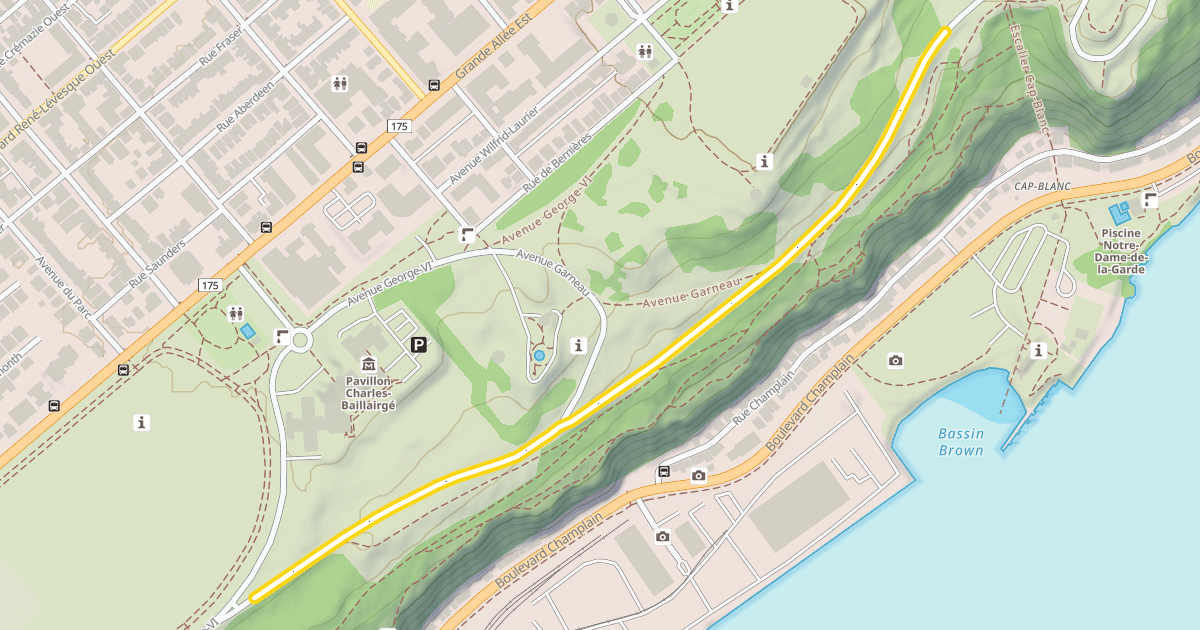 Map preview of Avenue Ontario