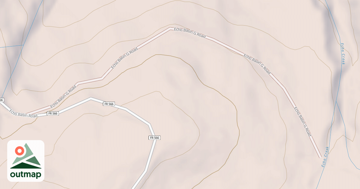 Map of ECHO BASIN G