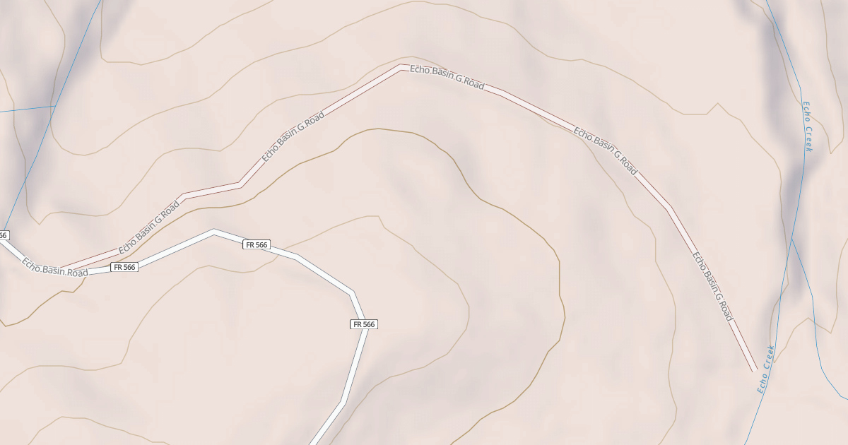 Map preview of ECHO BASIN G