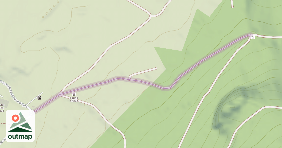 Map of Rue de la Croix de Bretagne