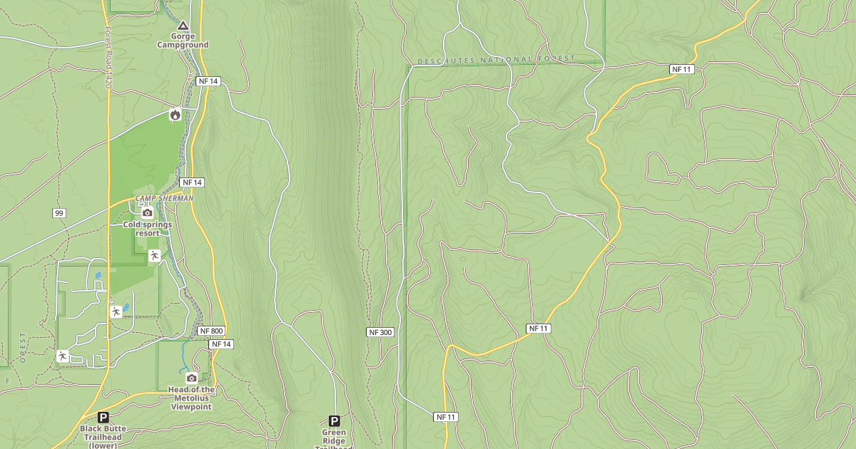Map preview of USFS Motor Vehicle Use Map Roads {3444F78D-FAA5-41F0-B650-8A288DFDF44C}