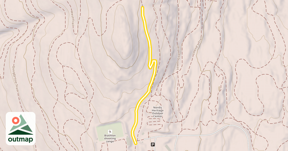 Map of Eric's Around the Mountain