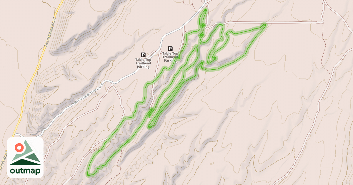 Map of Ramblers Trail (NICA Course)
