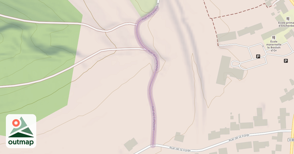 Map of Rue du Cimetière