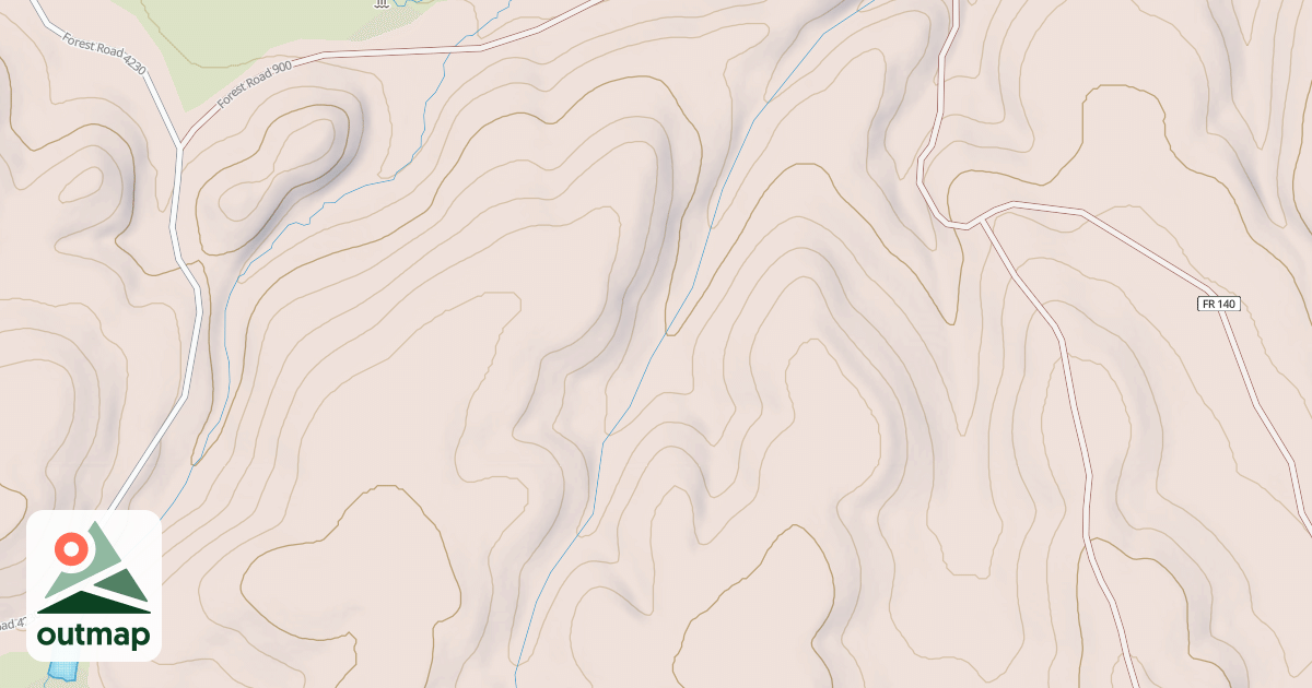 Map of USFS Motor Vehicle Use Map Roads {49FF39E0-A25A-42DA-BEEB-77AFFC830B21}