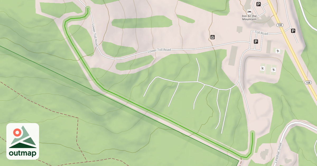 Map of Stowe Derby Trail