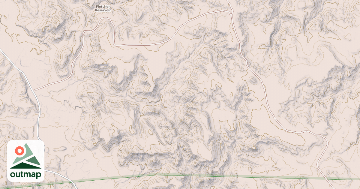 Map of REANUS CONE ROAD