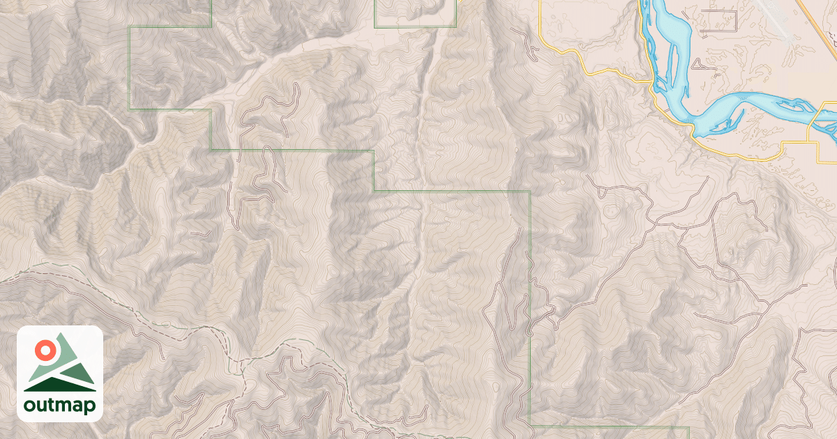 Map of EAST FORK SWAMP CREEK