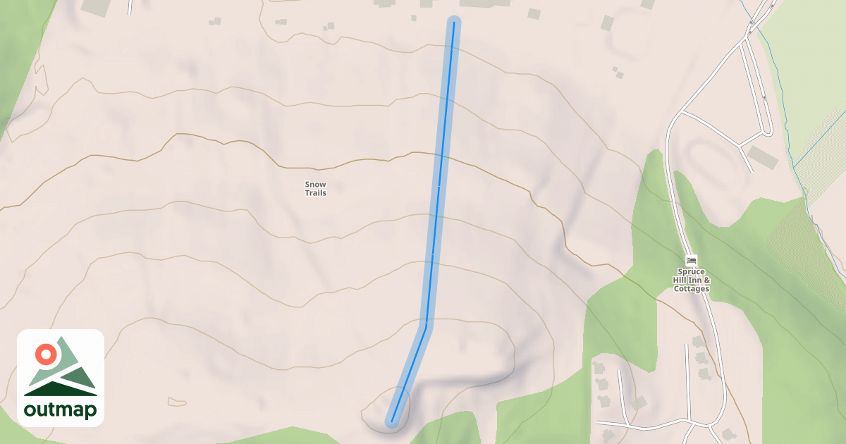 Map of Mt Mansfield