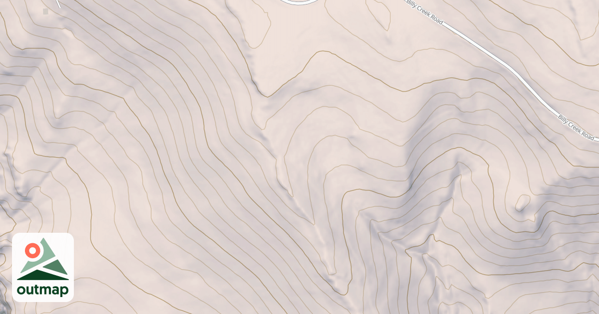 Map of Poison Creek Trail
