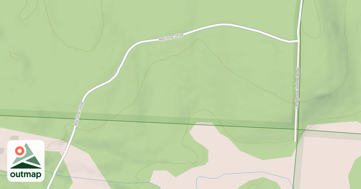 Map of LANDGROVE HOLLOW
