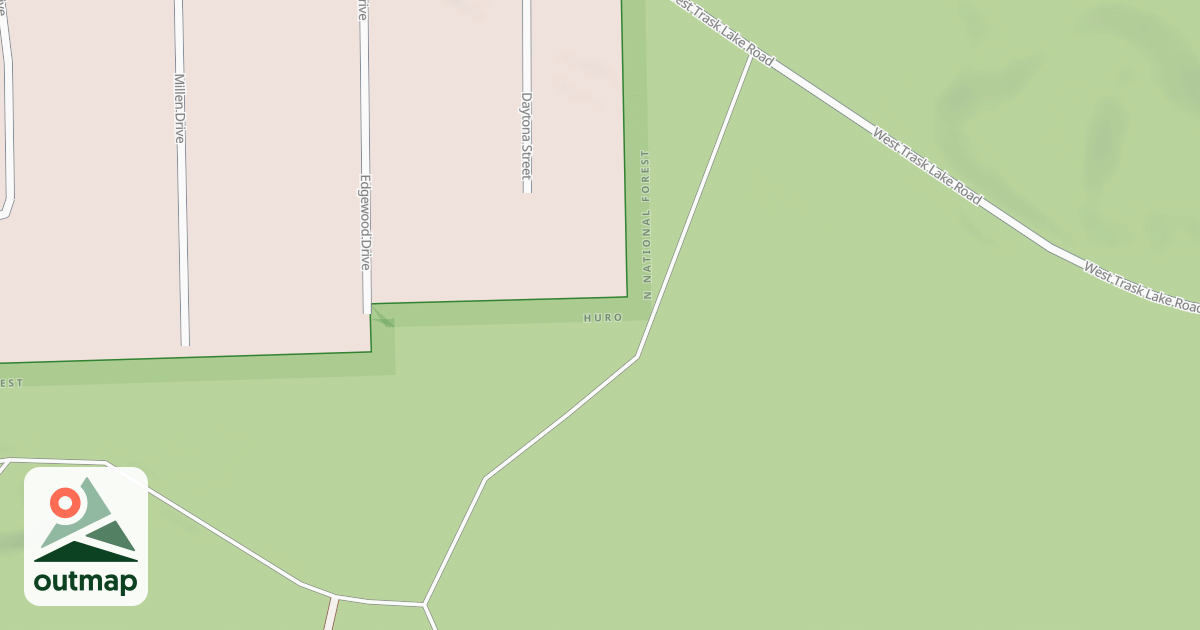 Map of JEWELL LAKE CAMPGROUND