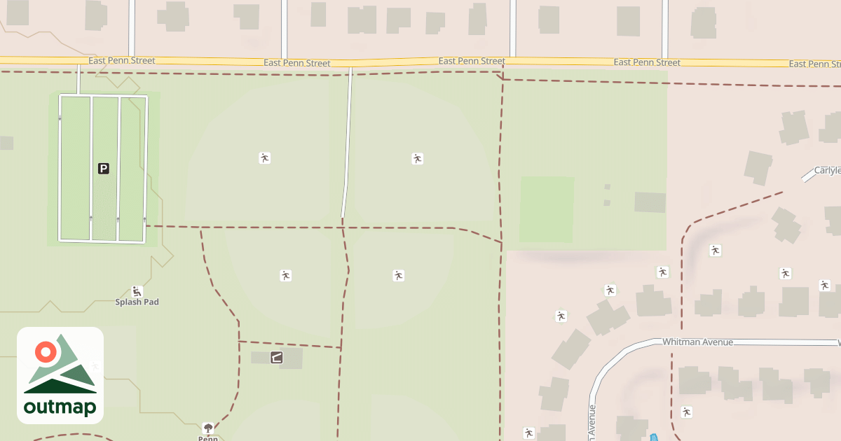 Map of Penn Meadows Park
