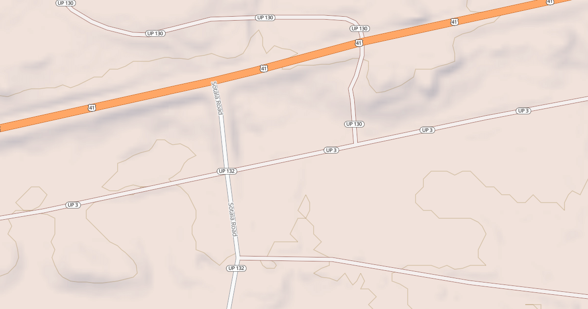 Map preview of Keweenaw State Trail