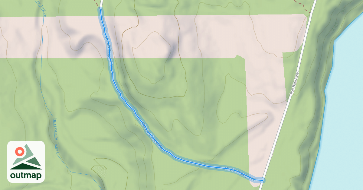 Map of 1 Le Pont Suspendu