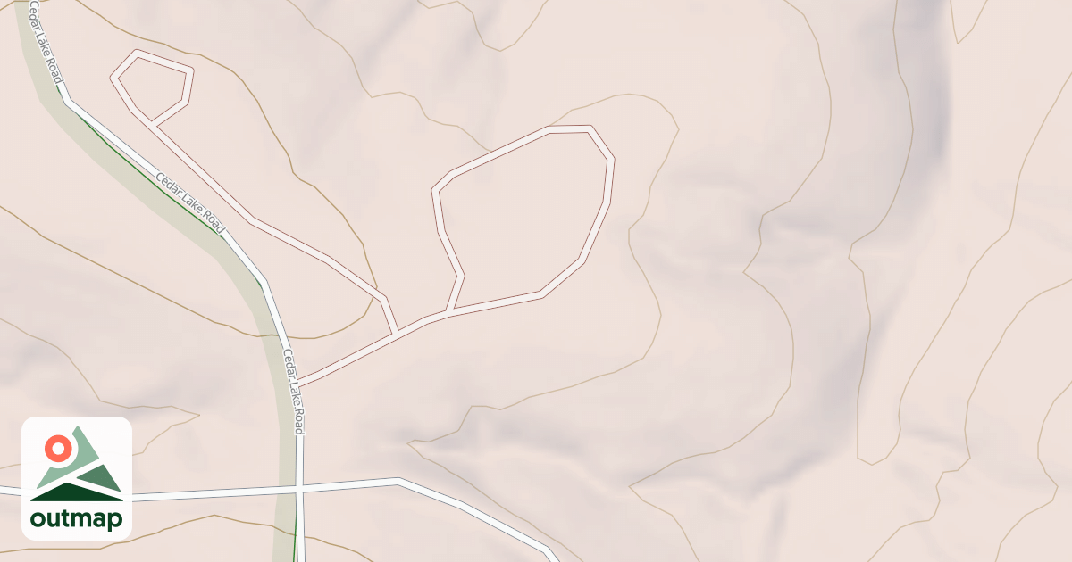 Map of CEDAR LAKE SOUTH OVERFLOW
