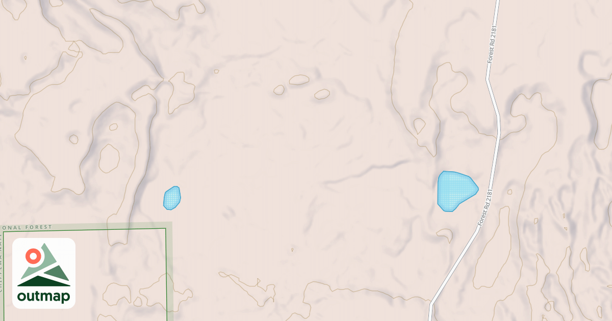 Map of DICK LOOP SPUR A