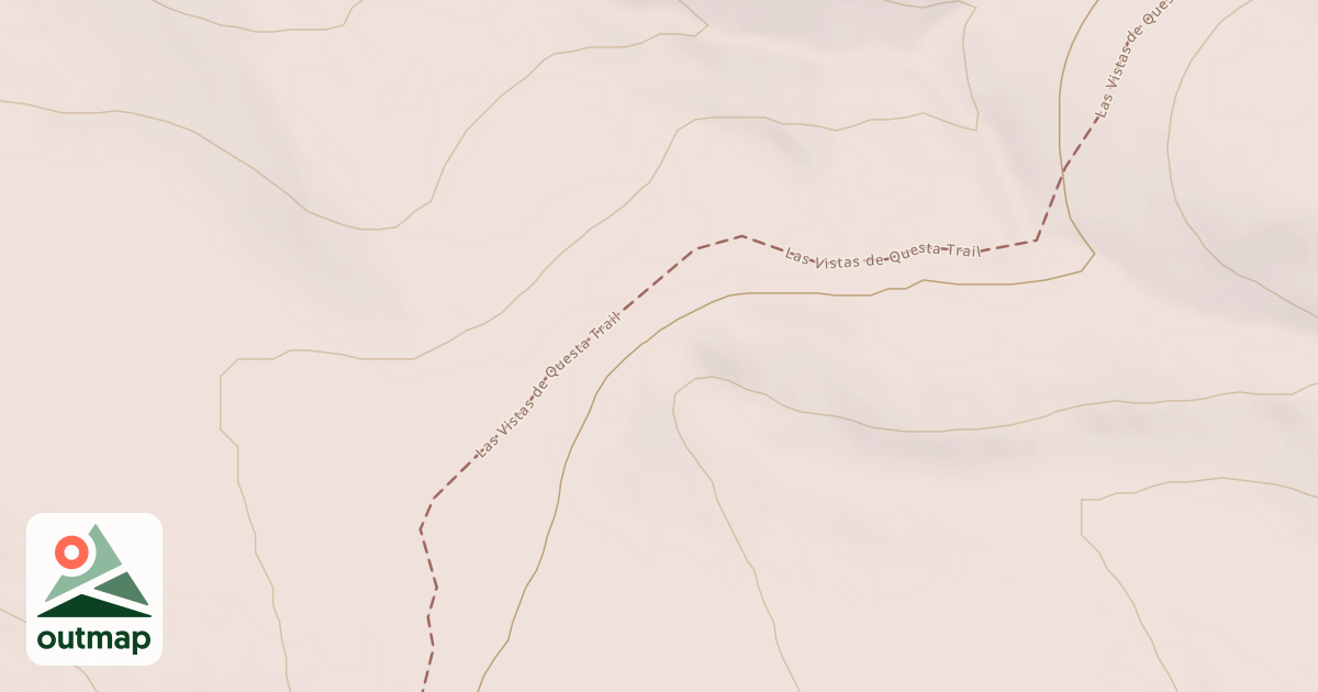 Map of Las Vistas De Questa Trail