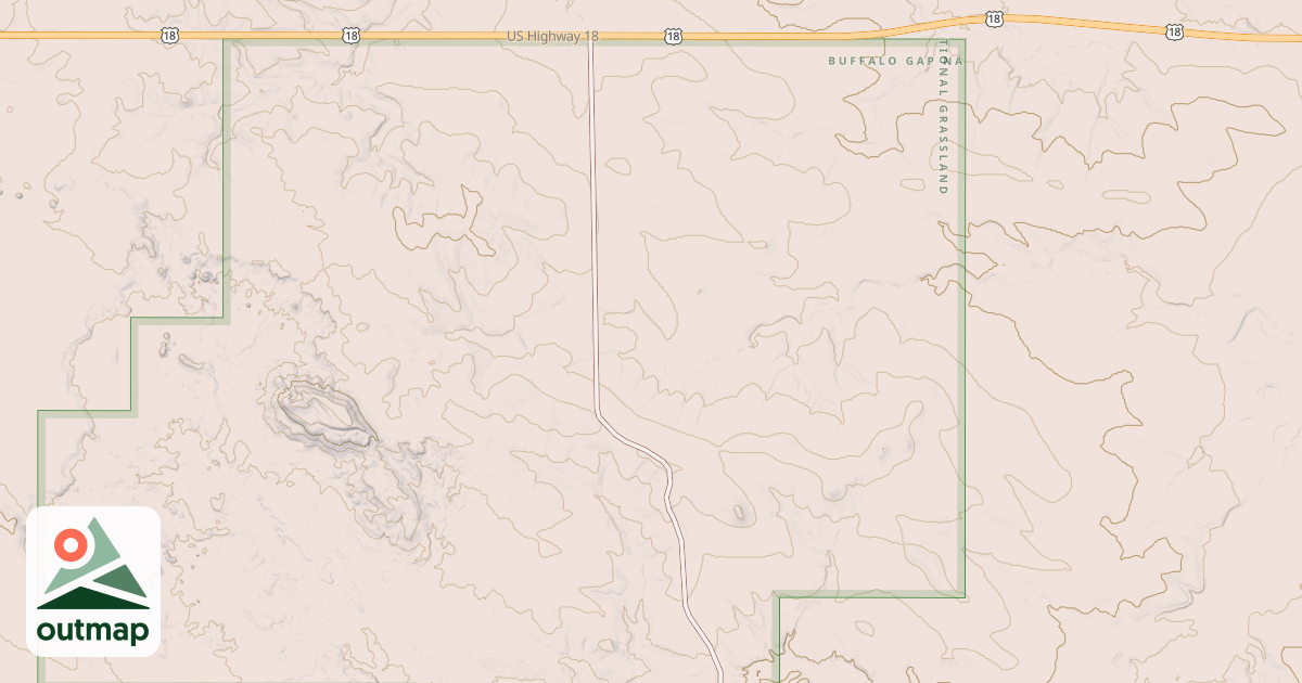Map of LIMESTONE BUTTE