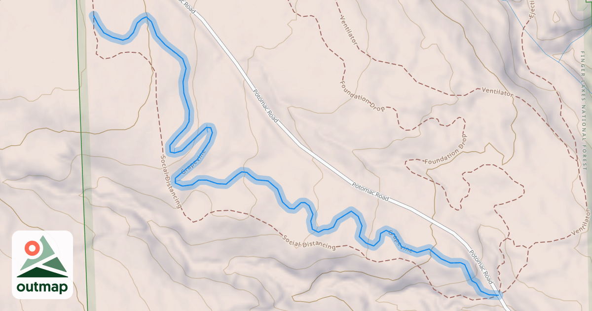 Map of Grapevine
