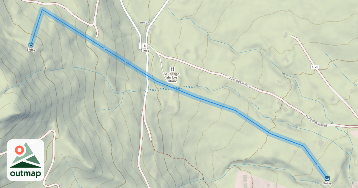 Map of Brésy