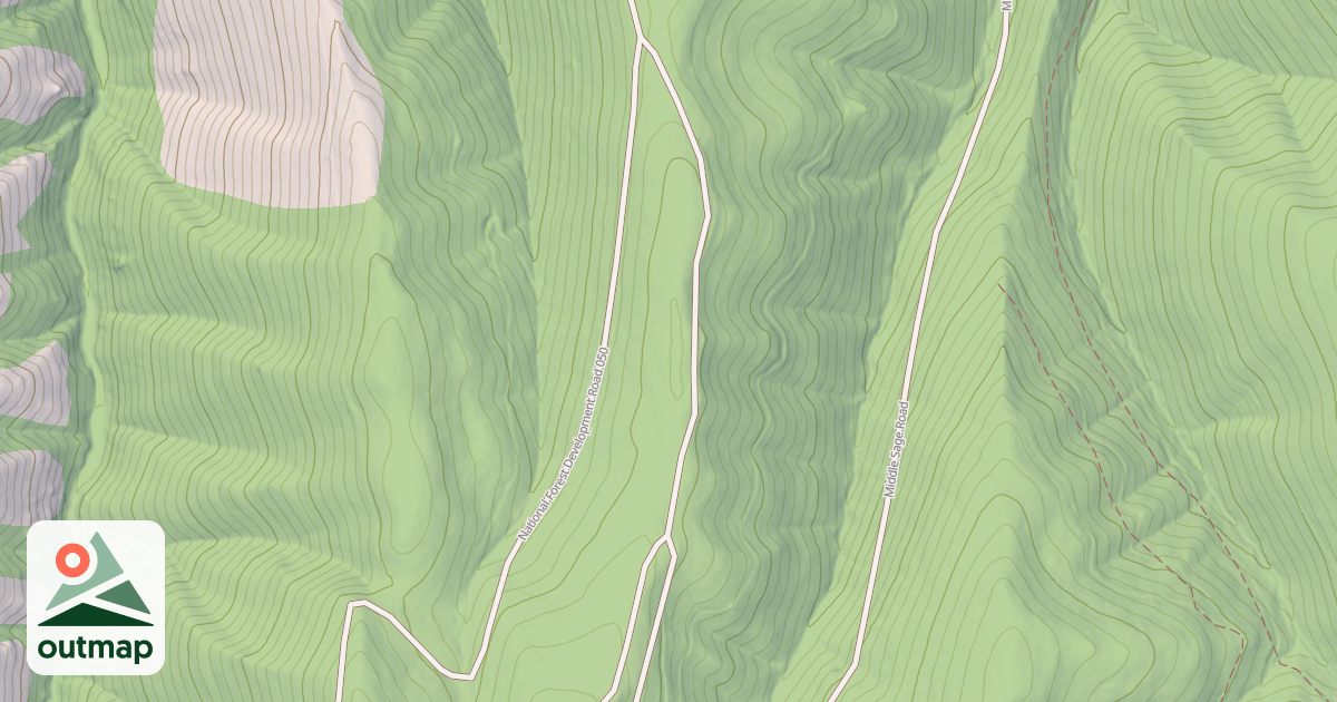 Map of N 164 C MIDDLE SAGE