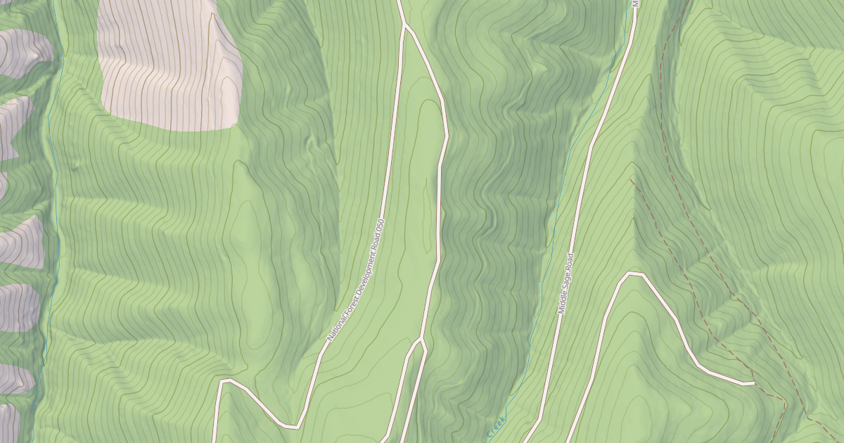 Map preview of N 164 C MIDDLE SAGE