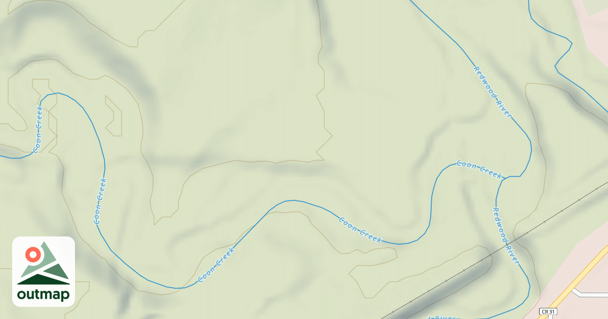 Map of Shady Oaks Native Prairie Adventure Trails