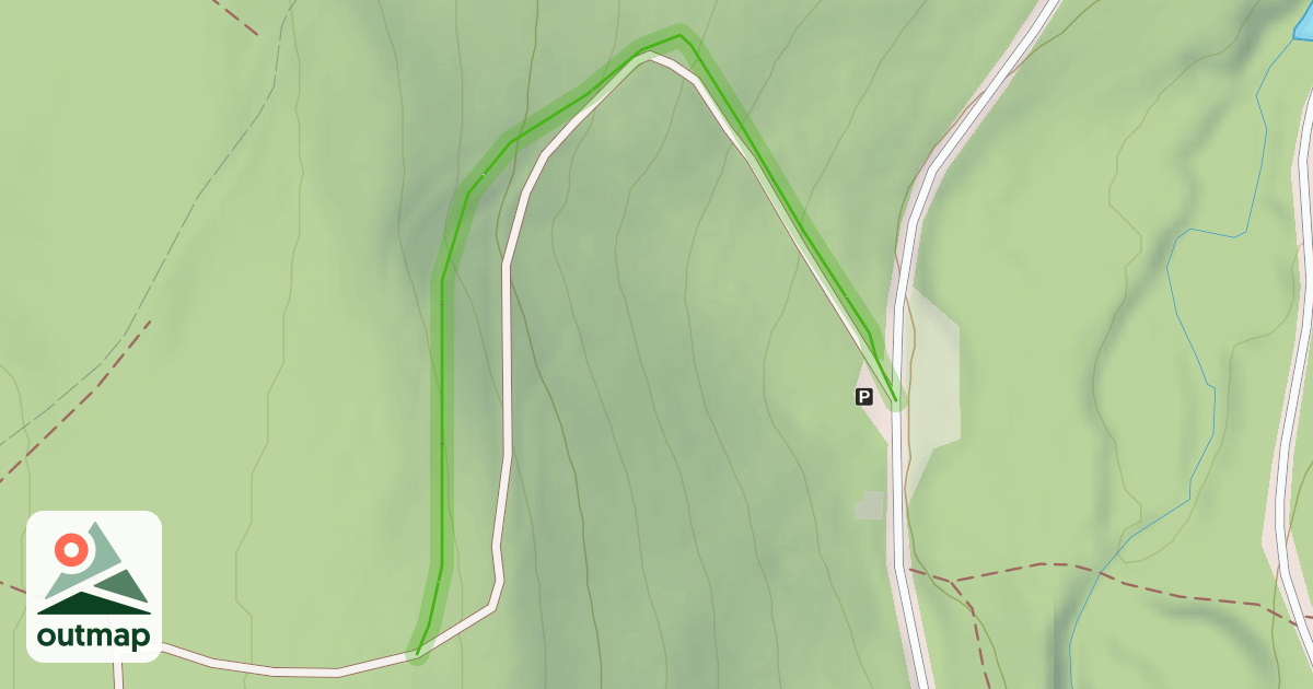 Map of Ancienne piste de ski