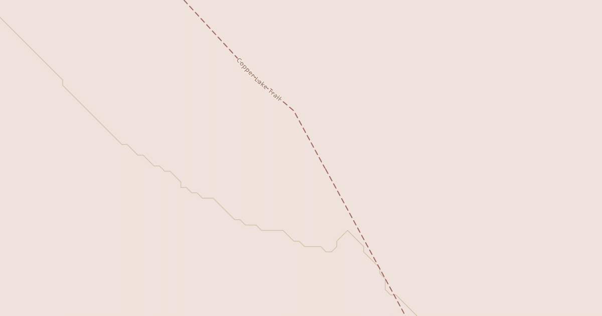 Map preview of Copper Lake Trail